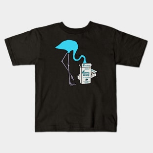 Blue Flamingo Kids T-Shirt